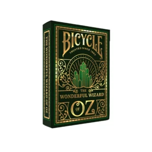 Jeu de cartes Bicycle The Wonderful Wizard of Oz – deck officiel vert et or, édition collector premium